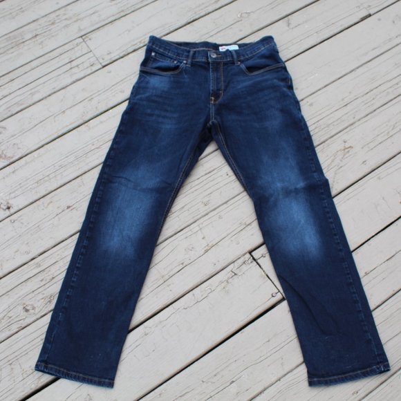 Wrangler Other - Wrangler Slim Straight Blue Jeans Size 32x30